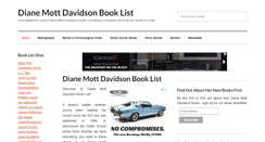 Desktop Screenshot of dianemottdavidsonbooklist.com